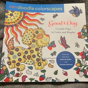 Castle Point Books Zen Doodle Colorscapes Good Dog Coloring Book 62 Pages